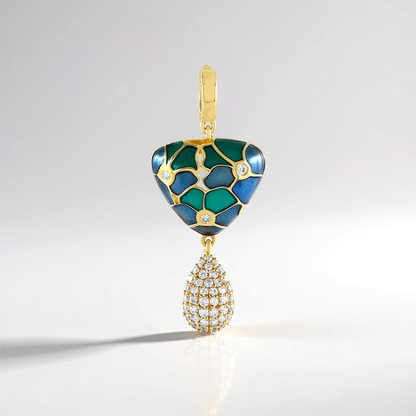 Ciondolo in argento con Zircone (Adela Silber)