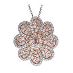 18K I1 Pink Diamond Gold Necklace (CIRARI)