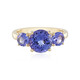 Anello in oro con Tanzanite