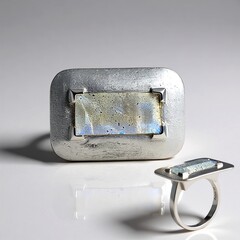 Anello in argento con Labradorite