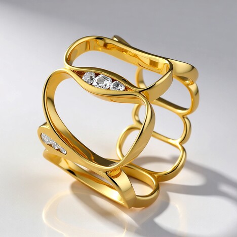 Anello in argento con Zircone (de Melo)