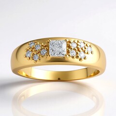 Anello in oro con Diamante SI1 (G)
