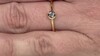 Anillo en plata con Aguamarina Santa María