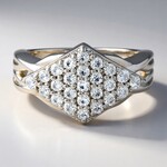 Anello in argento con Zircone