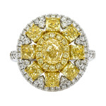 Anello in oro con Diamante Giallo SI2 (CIRARI)