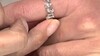 Zilveren ring met witte topaasstenen