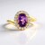 Anello in argento con Ametista del Marocco