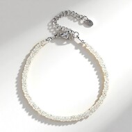 Bracelet en argent et Zircon