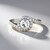 Anello in argento con Petalite