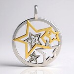 Pendentif en argent et Diamant I1 (G) (Annette)