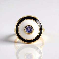 Anello in argento con Tanzanite