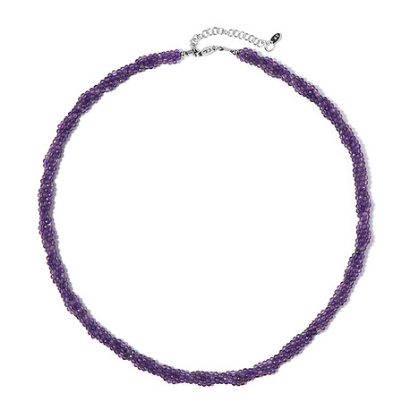 Amethyst-Silberhalskette