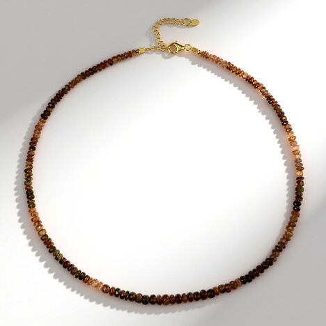 Collana in argento con Andalusite
