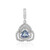 Pendentif en argent et Tanzanite non chauffée
