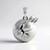 Ciondolo in argento con Diamante I2 (H) (de Melo Essence)