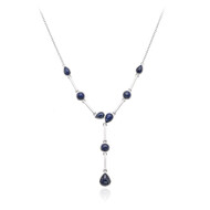 Lapislazuli-Silbercollier