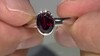 Bague en argent et Grenat Rhodolite (MONOSONO COLLECTION)