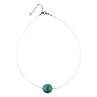 Blauer Opal-Collier