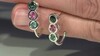 Boucles d'oreilles en argent et Tourmaline rose du Brésil  (Pallanova)