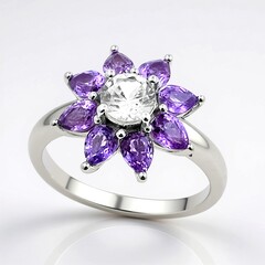 Anello in argento con Zircone