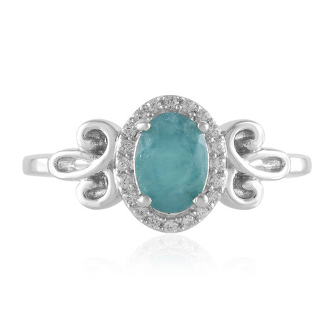 Anello in argento con Grandidierite