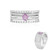 Pinkfarbener Ceylon-Saphir-Silberring
