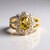 Anello in oro con Tanzanite Gialla (non riscaldata) (Adela Gold)