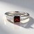 Anello in argento con Granato d’India