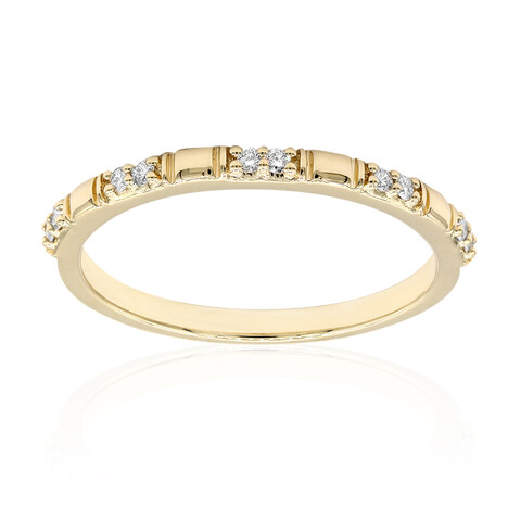 14K IF (G) Diamond Gold Ring