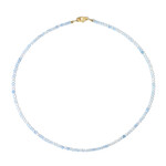 Brazilian Aquamarine Silver Necklace