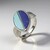 Anello in argento con Malachite
