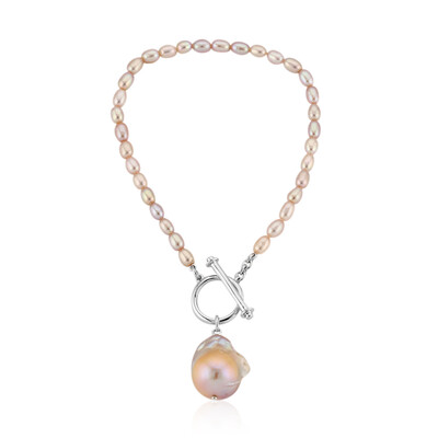 Bracciale in argento con Perla di Acqua Dolce (TPC)