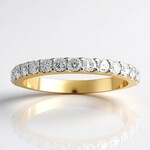 Anillo en plata con Diamante VS1 (G) (Annette)