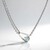 Collana in argento con Ambligonite