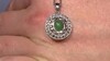 Colgante en plata con Crisoprasa imperial