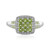 Anello in argento con Peridoto Arizona