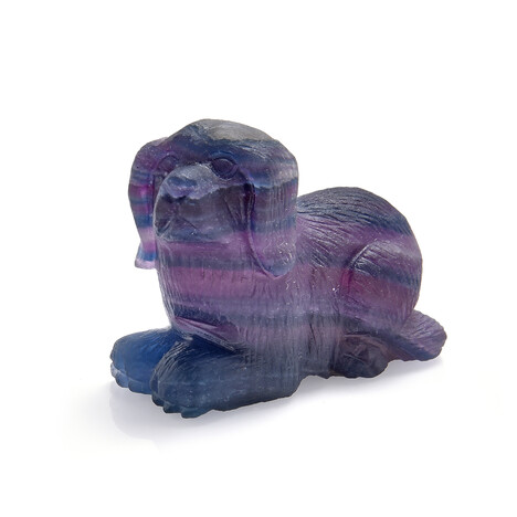 Figure with Fluorite
