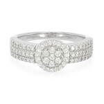 Bague en argent et Zircon