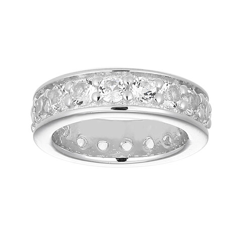 White Topaz Silver Pendant (MONOSONO COLLECTION)