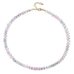 Zilveren halsketting met berillen (Riya)