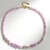 Collana in argento con Kunzite