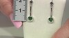 Pendientes en plata con Tsavorita de Tanzania