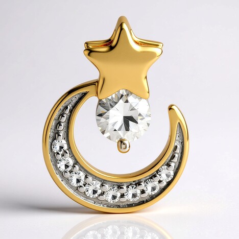 Ciondolo in oro con Diamante SI1 (G) (Annette)