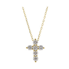 SI2 (H) Brillant-Goldhalskette