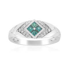 Gouden ring met alexandrieten