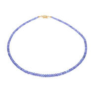 Collier en argent et Tanzanite