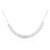 Collar en plata con Topacio blanco