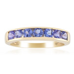 Anello in oro con Tanzanite