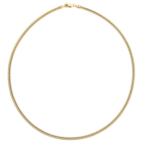 Omega-Silberhalsreif (MONOSONO COLLECTION)