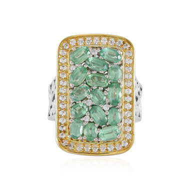 Mint-Kyanit-Silberring (Dallas Prince Designs)